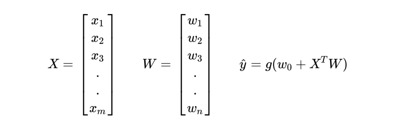Vectorized Equations
